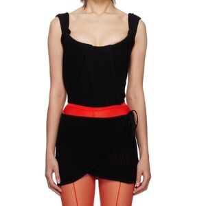 Miaou Black Cleo Mini Skirt